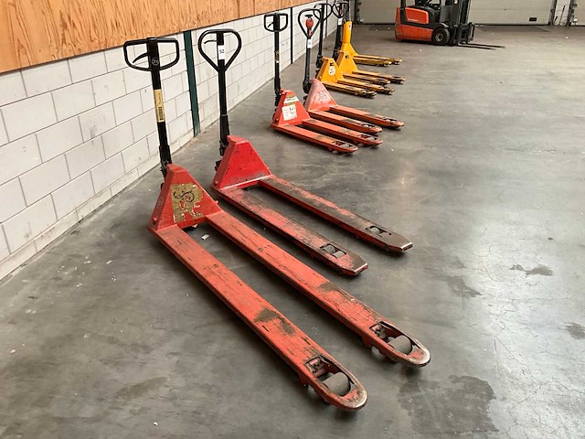 Hand hydraulische palletwagen (2x) - afbeelding 2 van  9