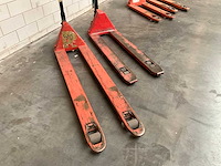 Hand hydraulische palletwagen (2x) - afbeelding 3 van  9