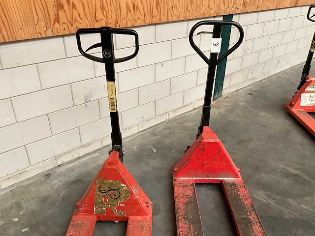 Hand hydraulische palletwagen (2x) - afbeelding 4 van  9