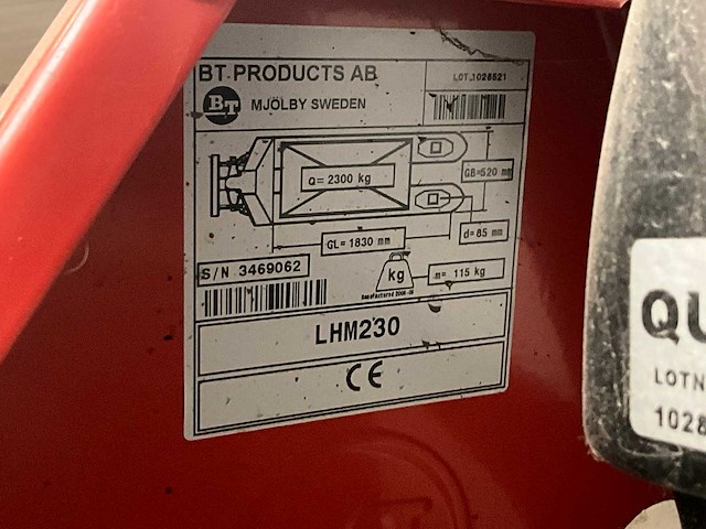 Hand hydraulische palletwagen (2x) - afbeelding 9 van  9