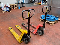 Hand hydraulische palletwagen (2x) - afbeelding 2 van  4