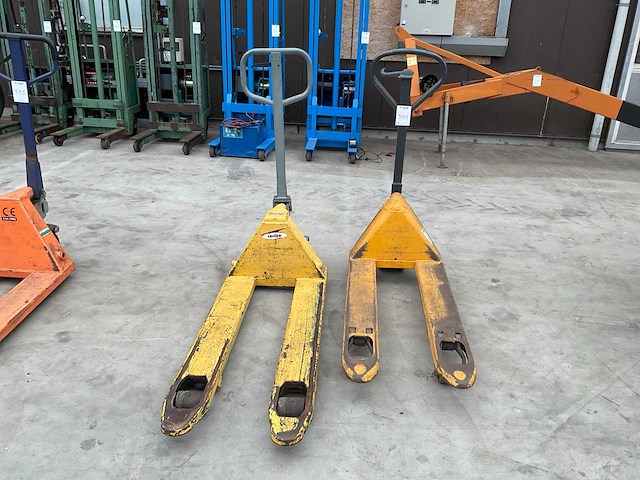 Hand hydraulische palletwagen (2x) - afbeelding 6 van  7