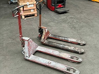 Hand hydraulische palletwagen (2x) - afbeelding 3 van  5