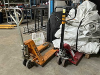 Hand hydraulische palletwagen (2x) - afbeelding 1 van  6