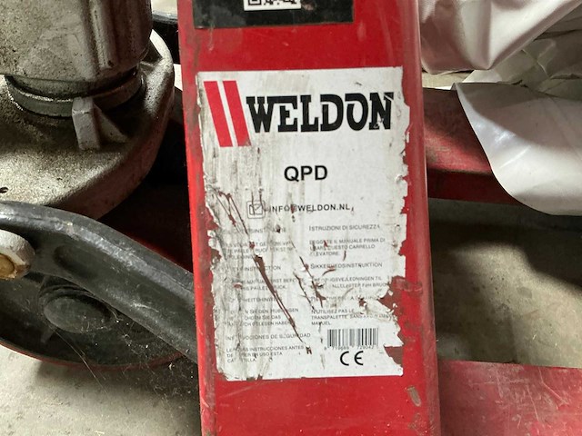 Hand hydraulische palletwagen (2x) - afbeelding 6 van  6