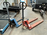 Hand hydraulische palletwagen (2x) - afbeelding 2 van  4