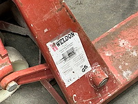 Hand hydraulische palletwagen (2x) - afbeelding 3 van  4