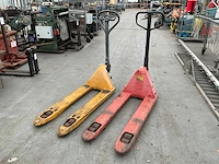 Hand hydraulische palletwagen (2x)