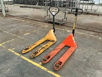 Hand hydraulische palletwagen (2x) - afbeelding 1 van  6