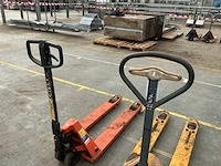 Hand hydraulische palletwagen (2x) - afbeelding 4 van  6