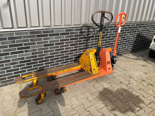 Hand hydraulische palletwagen (2x) - afbeelding 2 van  3
