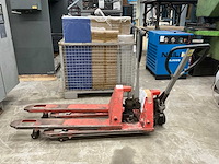 Hand hydraulische palletwagen (2x) - afbeelding 2 van  4
