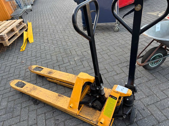 Hand hydraulische palletwagen (2x) - afbeelding 1 van  2
