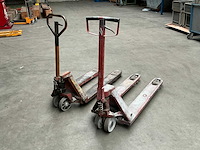 Hand hydraulische palletwagen (2x) - afbeelding 4 van  5