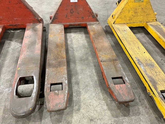 Hand hydraulische palletwagen (3x) - afbeelding 6 van  14
