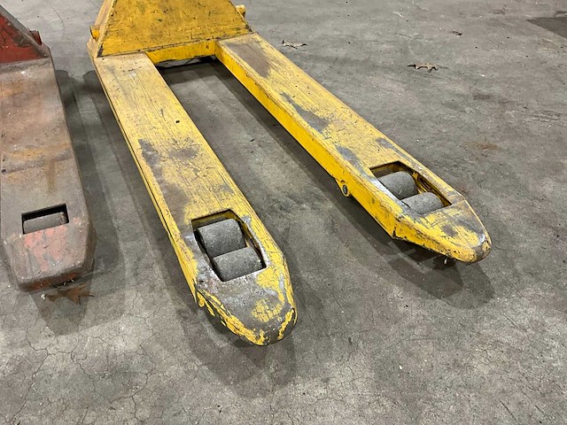 Hand hydraulische palletwagen (3x) - afbeelding 13 van  14