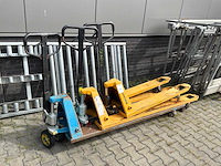 Hand hydraulische palletwagen (3x) - afbeelding 2 van  2