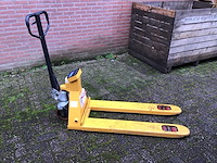 Hand hydraulische palletwagen met weeg unit - afbeelding 4 van  7