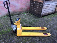 Hand hydraulische palletwagen met weeg unit - afbeelding 6 van  7