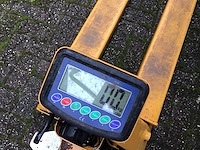 Hand hydraulische palletwagen met weeg unit - afbeelding 7 van  7