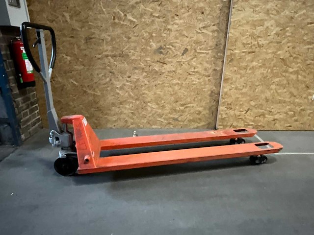 Hand hydraulische palletwagen v.v. lange lepels - afbeelding 4 van  4