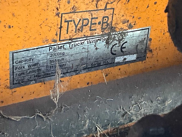 Hand hydraulische palletwagen - afbeelding 5 van  5