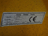 Hand hydraulische palletwagen - afbeelding 2 van  2