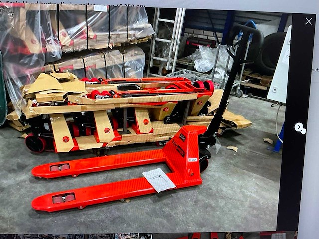 Hand hydraulische palletwagen - afbeelding 2 van  2