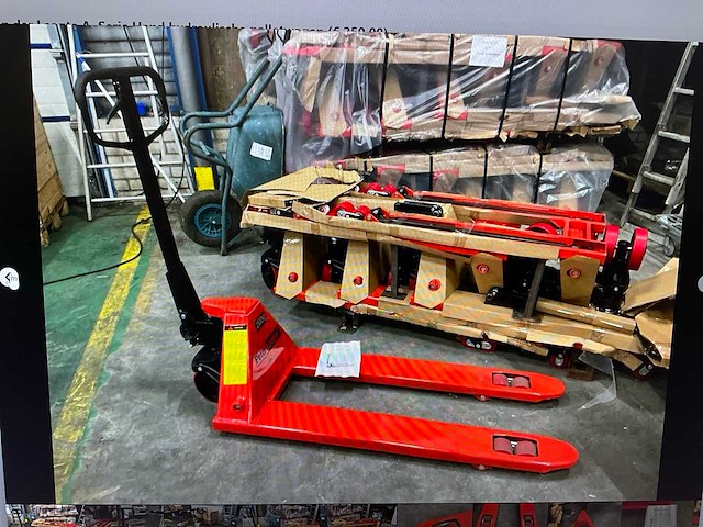 Hand hydraulische palletwagen - afbeelding 1 van  9