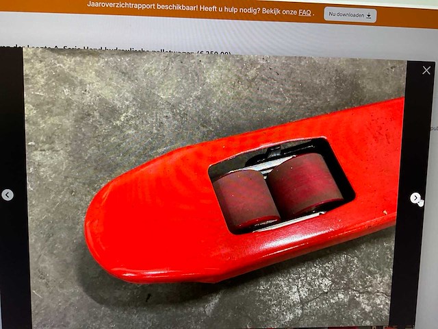 Hand hydraulische palletwagen - afbeelding 8 van  11