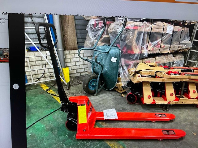 Hand hydraulische palletwagen - afbeelding 5 van  10