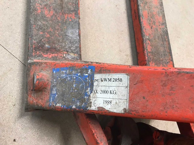 Hand hydraulische palletwagen - afbeelding 3 van  3