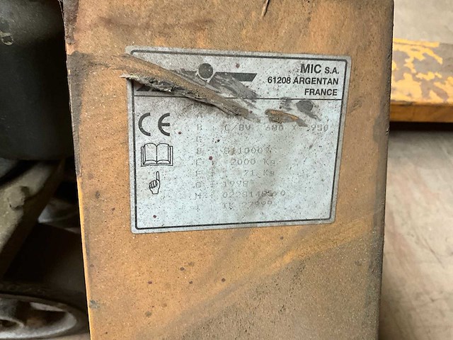 Hand hydraulische palletwagen - afbeelding 4 van  6