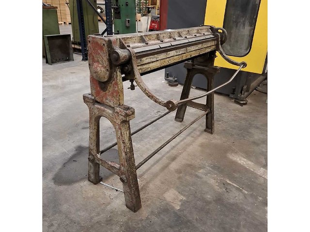 Hand zet bank 1000mm - zetbank - afbeelding 1 van  5