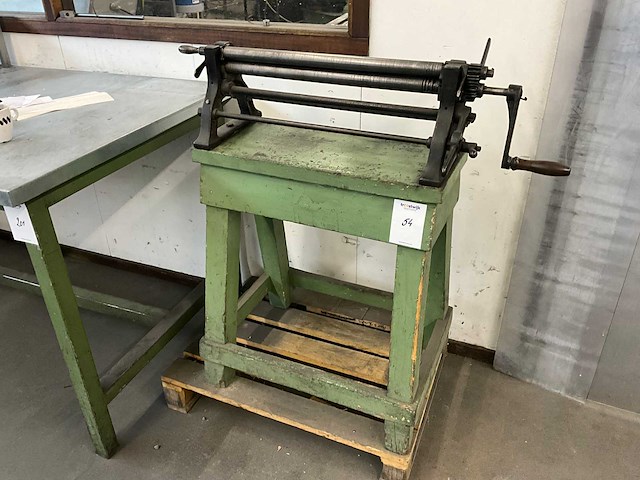 Handbediende plaatwals - afbeelding 1 van  4