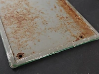 Handbeschilderd ijzeren schild "verboden zich op het gras te bevinden" - afbeelding 6 van  7