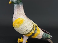 Handbeschilderde ijzeren duif - afbeelding 2 van  5