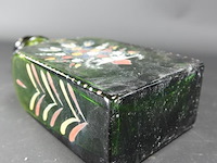 Handbeschilderde oude fles - afbeelding 5 van  5