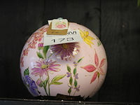 Handbeschilderde vaas een van koch 18 cm. - afbeelding 1 van  2