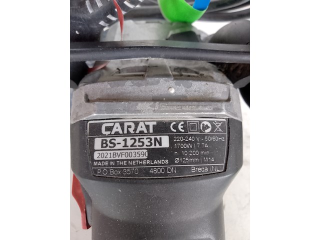 Handbetonschuurmachine - 125mm - 230v carat, bs1253n, bouwjaar 2021 - afbeelding 4 van  4