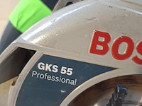 Handcirkelzaag - 230v, bosch, gks 55, 2013 - afbeelding 3 van  5