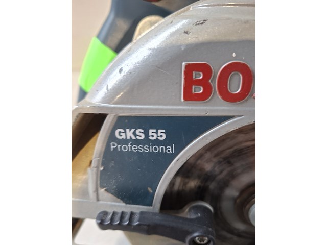 Handcirkelzaag - 230v, bosch, gks 55, 2013 - afbeelding 3 van  5