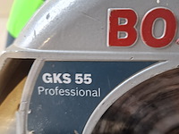Handcirkelzaag - 230v, bosch, gks 55, 2013 - afbeelding 3 van  5
