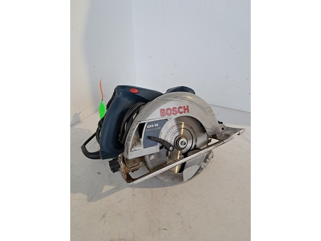Handcirkelzaag - 230v bosch, gks 55, bouwjaar 2010 - afbeelding 1 van  10