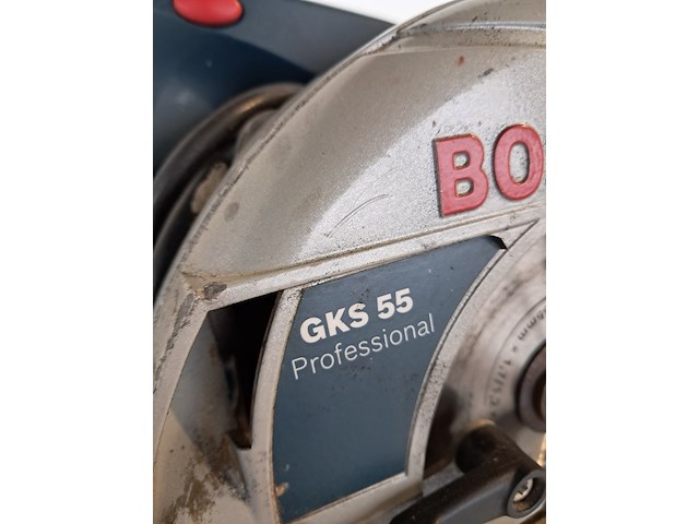 Handcirkelzaag - 230v bosch, gks 55, bouwjaar 2010 - afbeelding 8 van  10