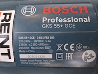 Handcirkelzaag - 230v bosch, gks 55 gce, bouwjaar 2019 - afbeelding 4 van  6