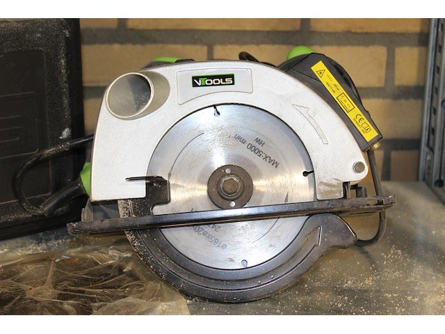 Handcirkelzaag v-tools in koffer. - afbeelding 2 van  2