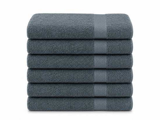 Handdoek 50x100 antraciet (60x) - afbeelding 1 van  1