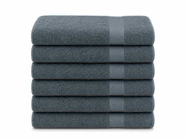 Handdoek 50x100 antraciet (60x) - afbeelding 1 van  1