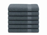 Handdoek 50x100 antraciet (60x) - afbeelding 1 van  1